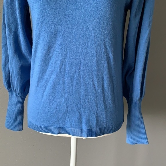 MAGASHONI Light Blue Crewneck Sweater - Picture 3 of 10